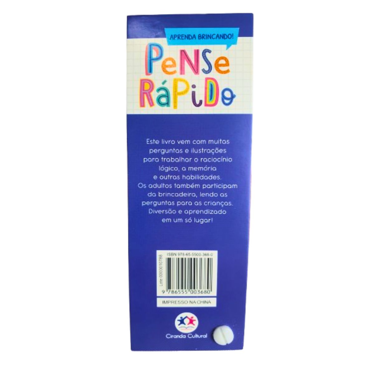 Livro Infantil Flash Cards Pense Rápido / 3 A 4 Anos - Ciranda Cultural Livro Infantil Flash Cards Pense Rápido / 3 A 4 Anos - Ciranda Cultural